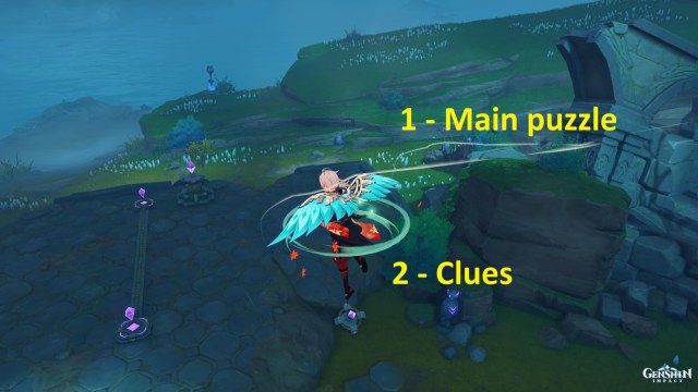 Genshin Impact Tsurumi Island Stone Slate Locations Puzzle Guide 3a