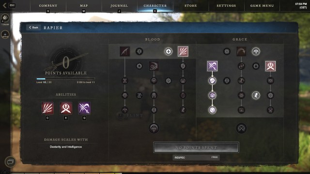 New World Weapon Skills