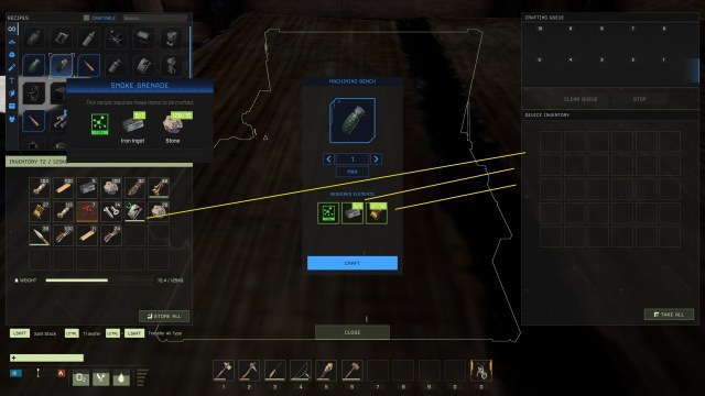 Icarus Craft Grenades Fuel Guide Frag Grenade Smoke Grenade Biofuel Composter 2