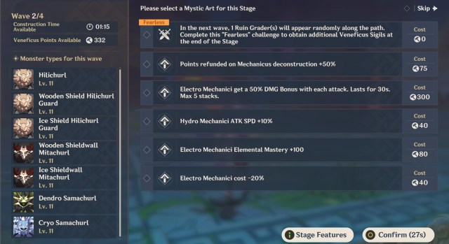 Genshin Impact Theater Mechanicus Guide Xiao Lantern Veneficus Sigil Tower Defense 3b
