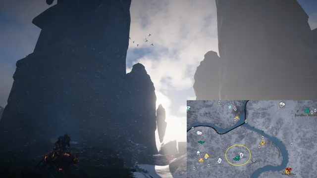 Assassin's Creed Valhalla Dawn Of Ragnarok Svartalfheim World Map Fast Travel Points Of Interest Opals 1d