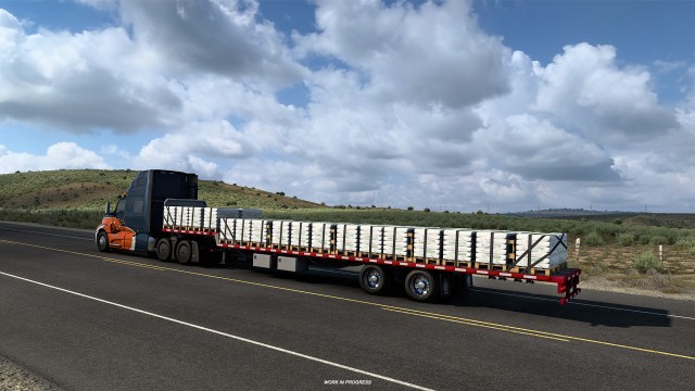 American Truck Simulator Update 1.44 Drop Trailers