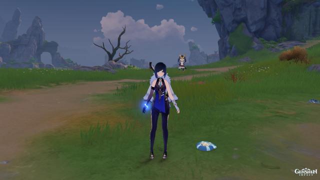 Genshin Impact Yelan Guide Best Weapons Artifacts Talents Aqua Simulacra Emblem Of Severed Fate Recurve Bow Elegy For The End Fading Twilight 4a