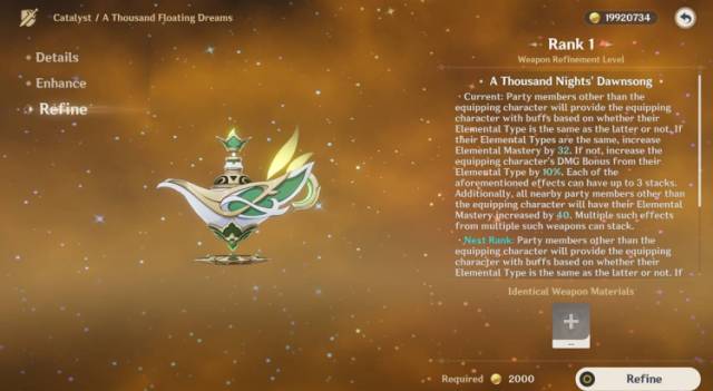 Genshin Impact Nahida Best Weapon Guide Thousand Floating Dreams Mappa Mare Wandering Evenstar Widsith 1