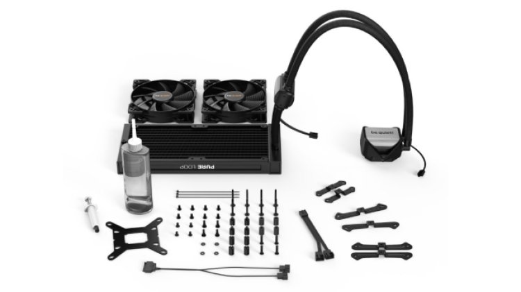 Be Quiet! Pure Loop 240mm Liquid Cooler Review Clc Aio Pc Gaming Specs
