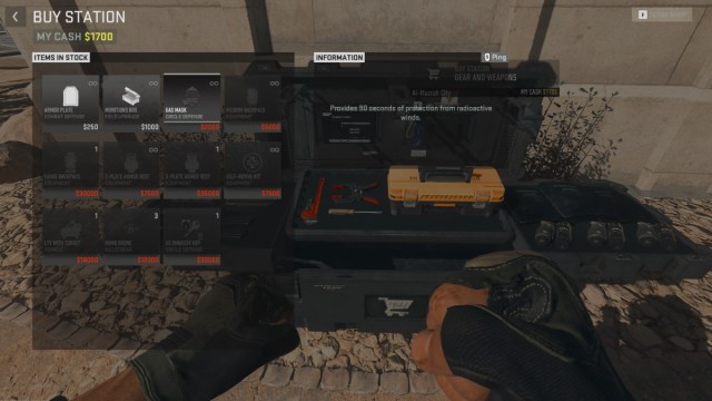 Gas Masks Warzone 2 Dmz Buy Station 2000