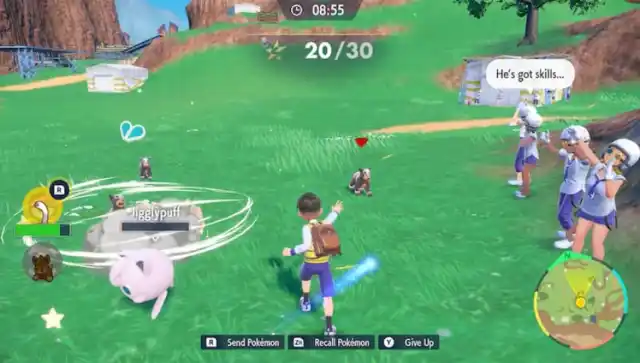 Pokemon Scarlet Violet how to Auto Battle Team Star Base