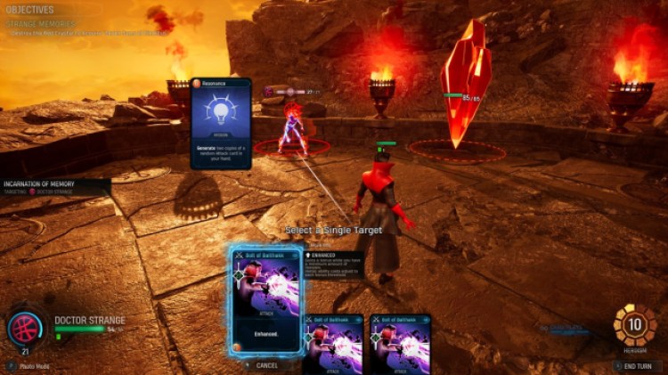 Marvel's Midnight Suns Doctor Strange Legendary Challenge Strange Memories Seven Suns Of Cinnibus Legendary Card Guide 2