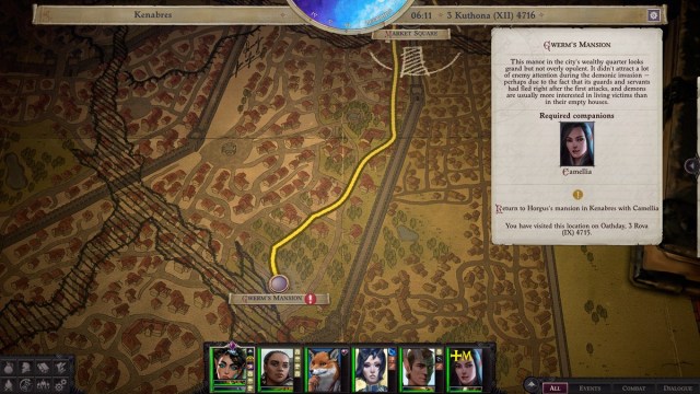 Pathfinder Wrath Of The Righteous Gwerm Mansion Locked Door Camellia 1