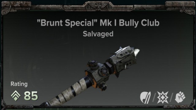 Brunt Special Bully Club Best Warhammer 40k Darktide Weapons