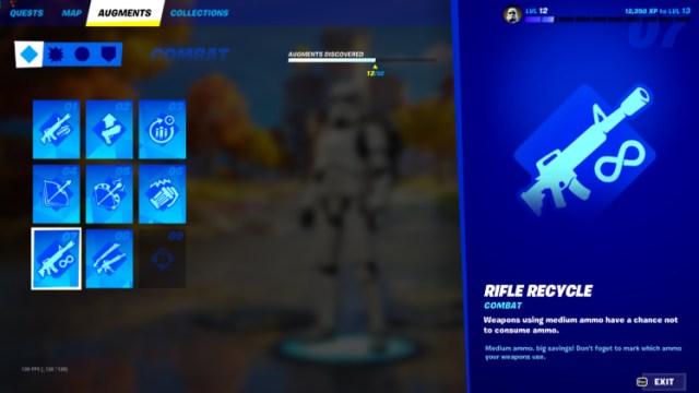 Fortnite Augments Guide How To Use Unlock Earn Chapter 4 Perks List Menu