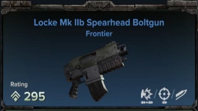 Locke Spearhead Boltgun bdtw