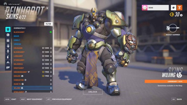 Reinhardt Skin Overwatch2