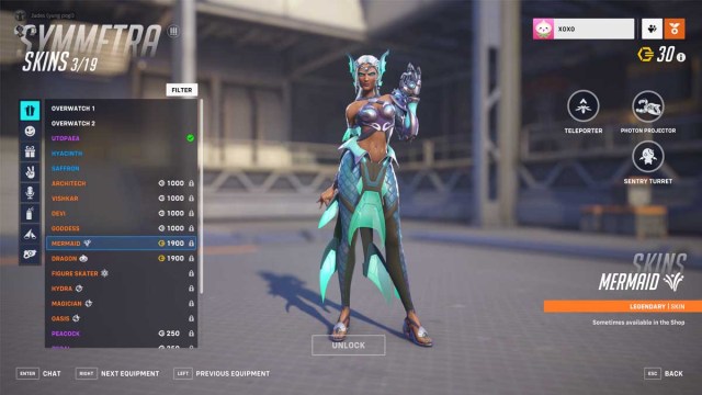 Symmetra Skin Overwatch2