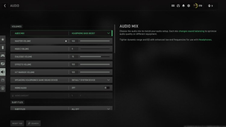 Warzone 2 Best Audio Settings