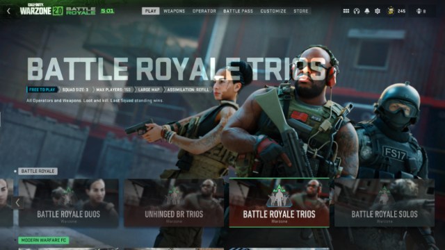 Warzone 2 Third Person Trios Removed Playlist Update