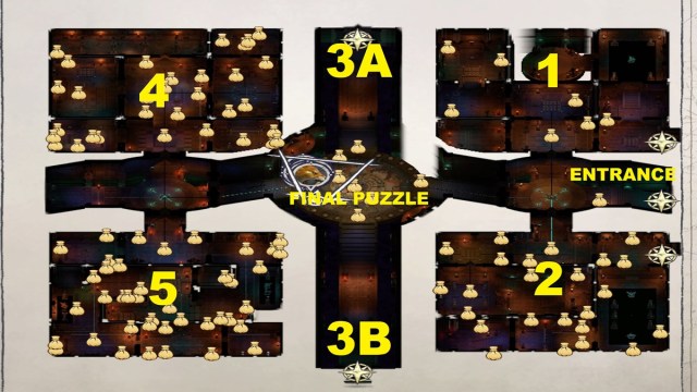 Pathfinder Wrath Of The Righteous Nameless Ruins Enigma Puzzle Guide More Than Nothing Nenio Quest 1 Map