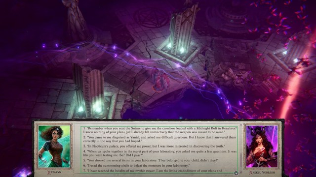 Pathfinder Wrath Of The Righteous Secret Ending Guide Areelu Suture Nahyndrian Crystals Ascension 3a