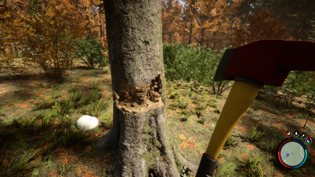 Sons Of The Forest Chopping Down Tree Strength