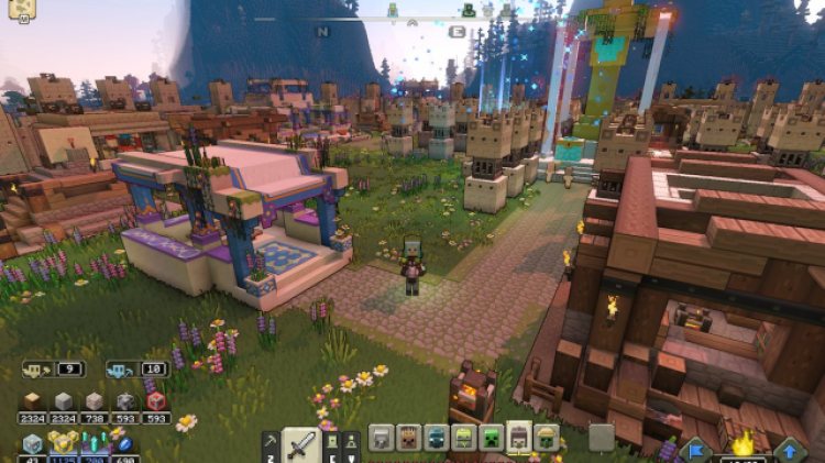 Minecraft Legends Fortified Village