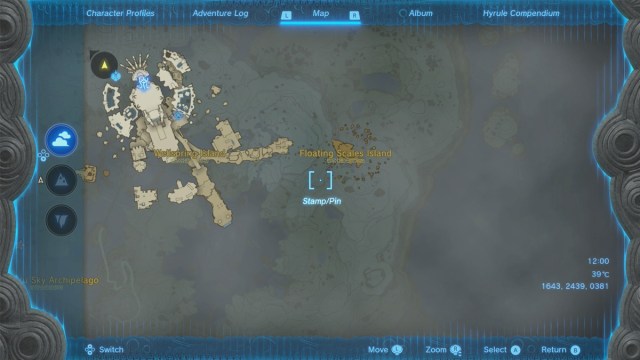 Tears of the Kingdom Land of the Sky Fish Location