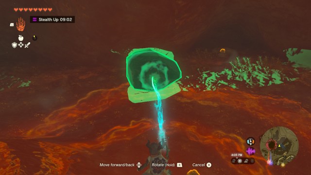 Kakariko Village Cave Boulde