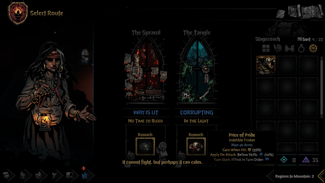 leave the Inn in Darkest Dungeon 2