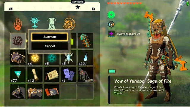 Tears Of The Kingdom Summon Companions