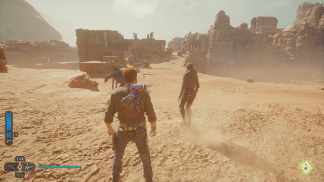 Cal And Merrin Facing Mounts On Jedah