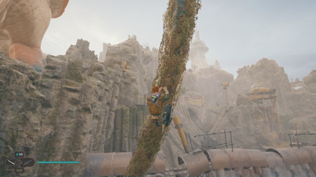 Cal Climbing The CreatureStar Wars Jedi: Survivor: How to Find the Gorge’s Secret