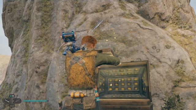 Cal Opening The Treasure