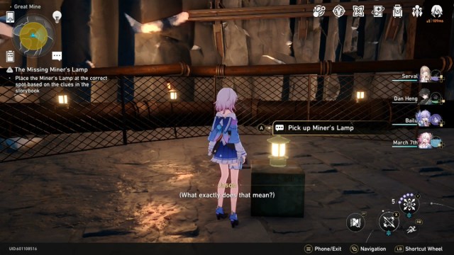 Honkai Star Rail The Adventurous Moles Missing Miners Lamp