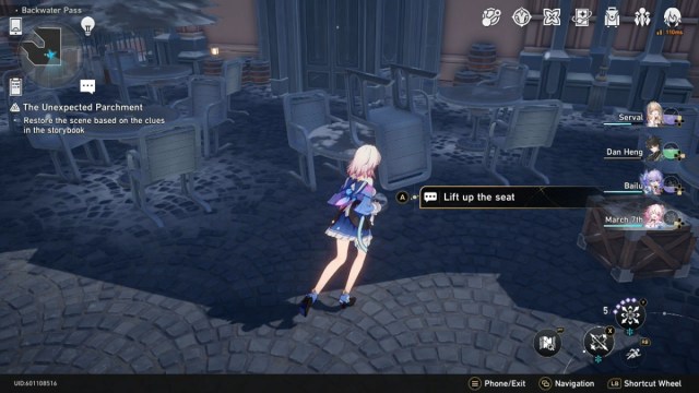 Honkai Star Rail The Adventurous Moles Upside Down Chair On Table