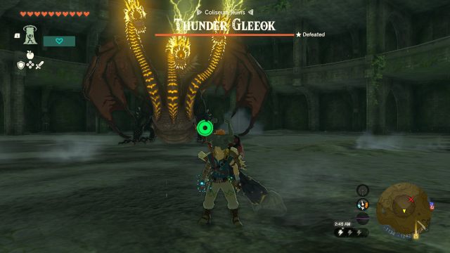 Tears Of The Kingdom Thunder Gleeok Coliseum Ruins