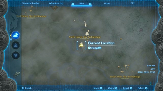 Totk Glide Tights Bravery Island Location Map