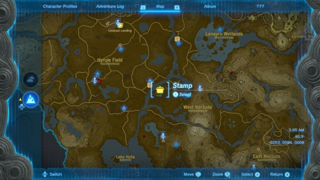 Totk Hylian Tomato Location Map
