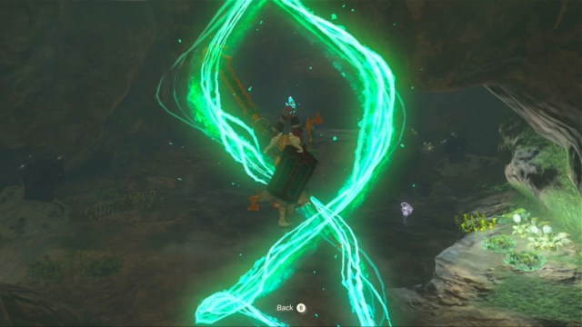 Totk Link Ascending From Depths Of Well