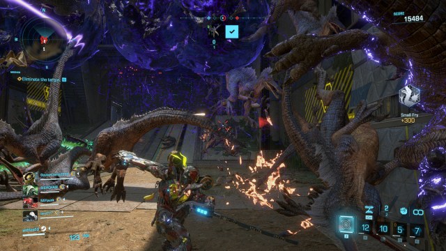  Player Fighting Dinsaurs With More Portals Opening