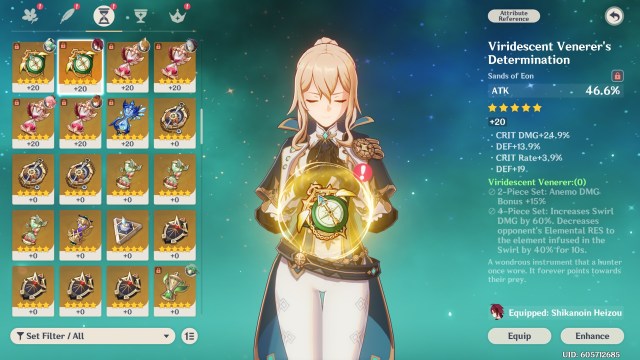 Jean Genshin Impact Best Build 2