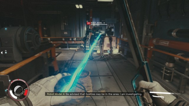 Robot Model A Starfield