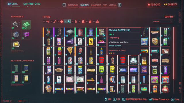 How to Increase Stamina in Cyberpunk 2077