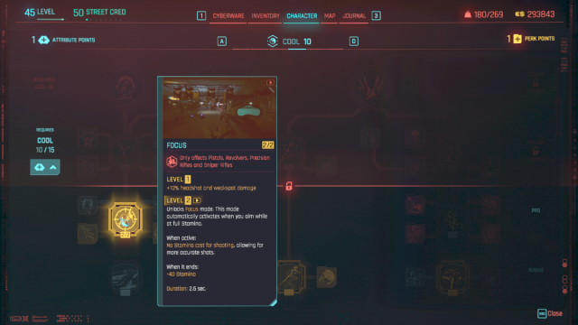 How to Increase Stamina in Cyberpunk 2077