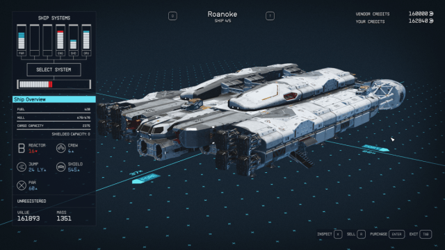 What are the biggest ships in Starfield?