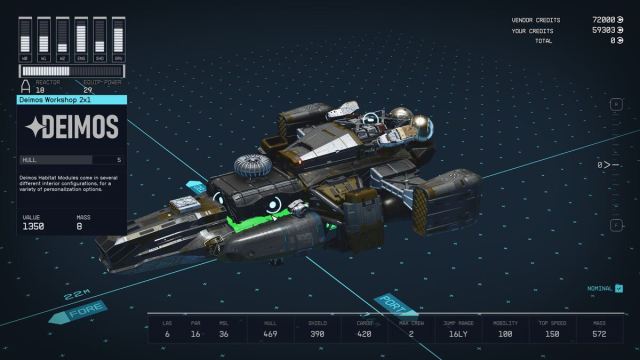 Space Ship Starfield Workbenches And Research Labs