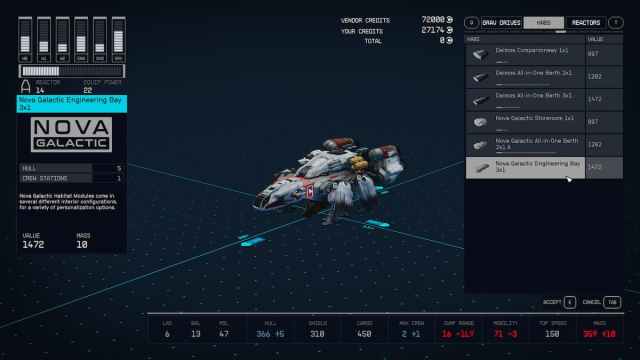Starfield Crew Ship Modules