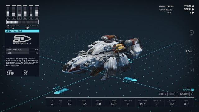 Starfield Increase He3 Tanks To Increase Grav Jump Distance
