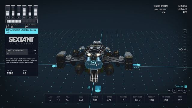 Starfield Shielded Cargo