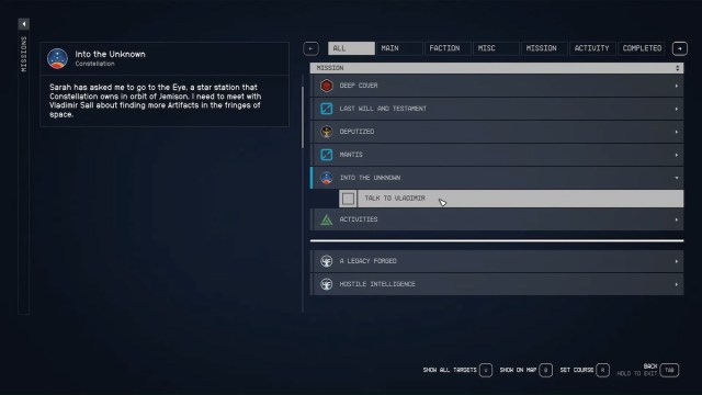 Talk To Vladimir Starfield