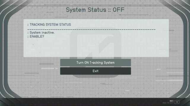 Tracking System Starfield
