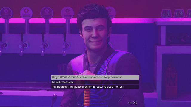 Visiting Neon Core To Find The Bartender Screenshot 2023 09 06 12 00 18